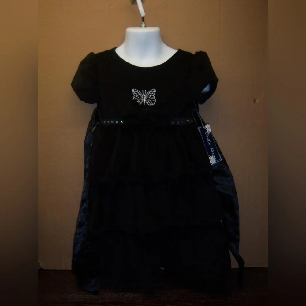New Girl's So La Vita Party Dress, Size 12, 18, or 24 Months